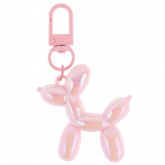 Брелок, Собачка ШДМ, Розовый, Перламутр