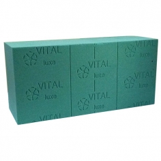 Флористическая губка VITAL для живых цветов / 1 шт
