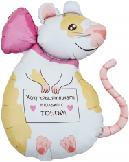 Шар Фигура, Крыска (в упаковке)